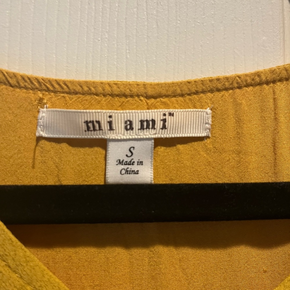 Miami yellow top